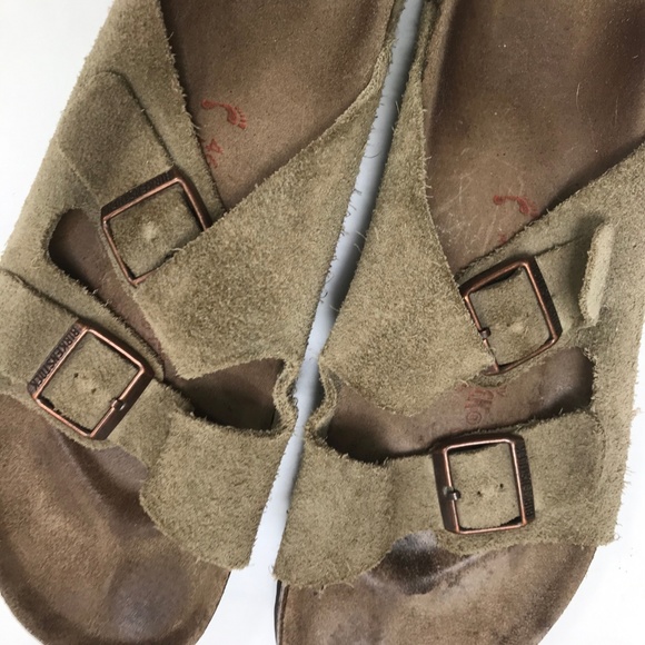 Birkenstock Arizona Tan Suede Sandals main image 4